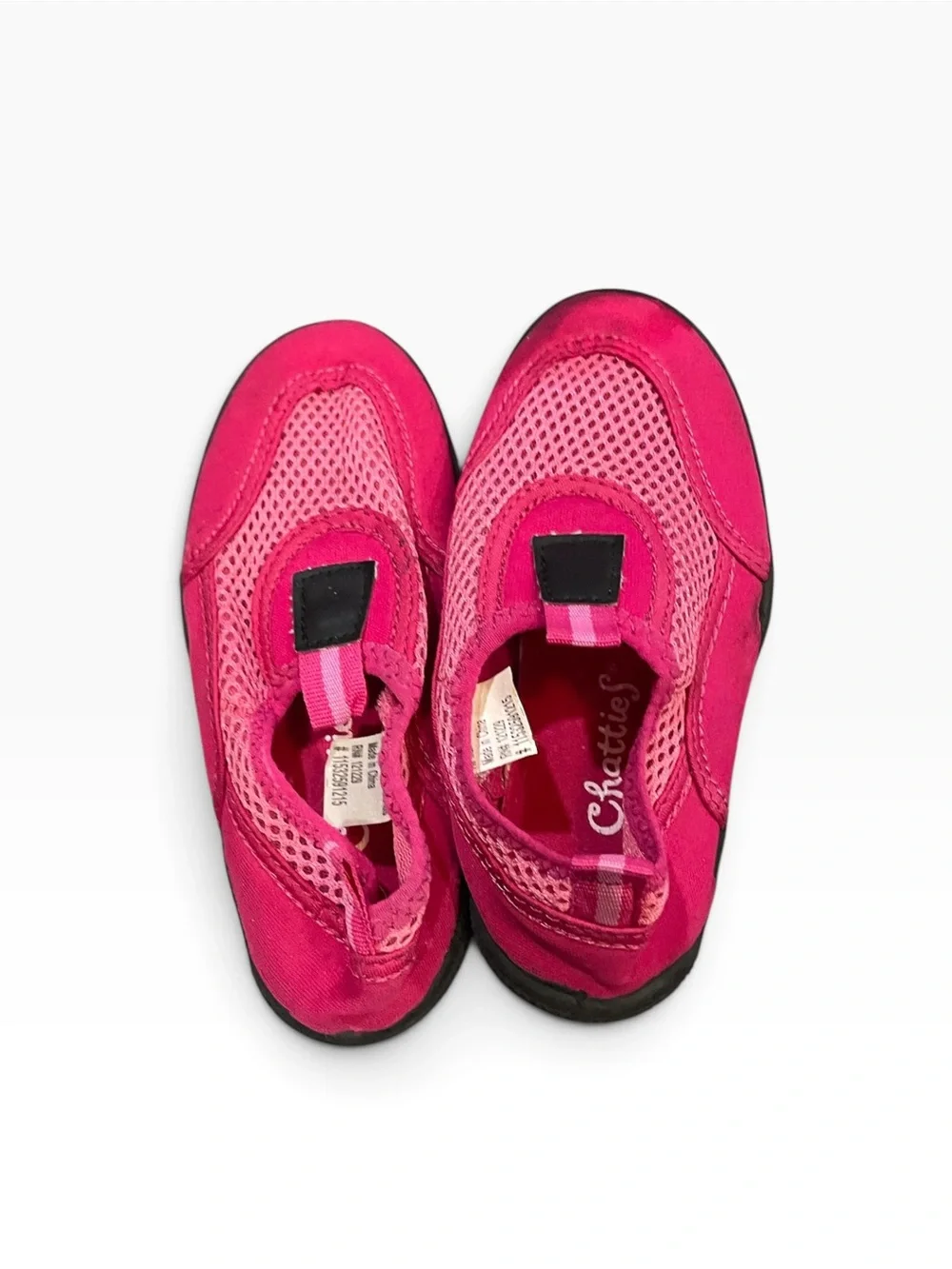 Chatties Kids Hot Pink Slip-On Water Shoes Size 9/10
